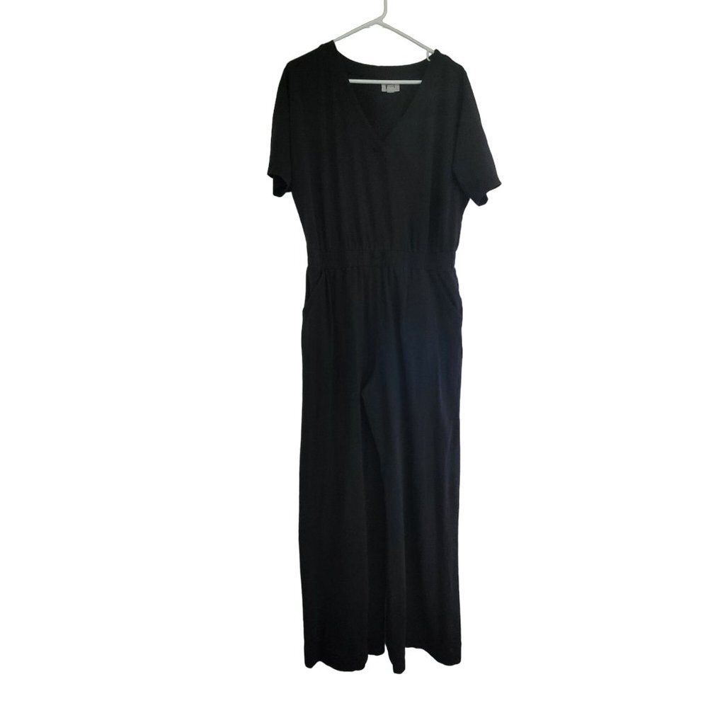 Pact Black Jumpsuit